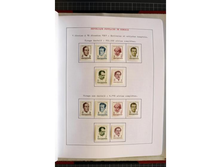 1868/1979, ungebrauchte und gestempelte Sammlung mit u.a. Mi.-Nr. 1 (3), 4 (5), 5 (4), 6(6), 430-37U, 467-70U, 1104I, Bl.18A 