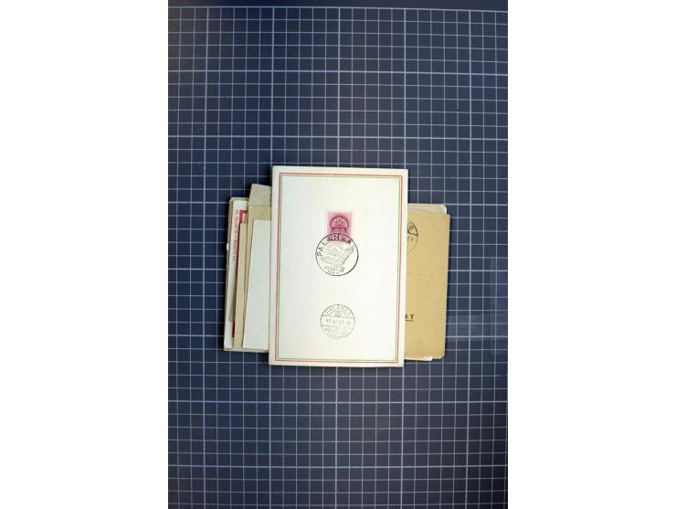1868/1979, ungebrauchte und gestempelte Sammlung mit u.a. Mi.-Nr. 1 (3), 4 (5), 5 (4), 6(6), 430-37U, 467-70U, 1104I, Bl.18A 