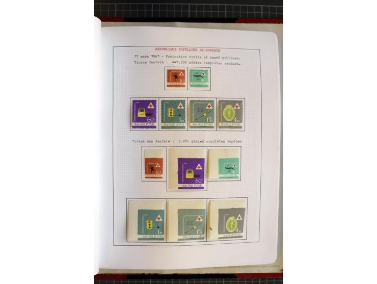 1868/1979, ungebrauchte und gestempelte Sammlung mit u.a. Mi.-Nr. 1 (3), 4 (5), 5 (4), 6(6), 430-37U, 467-70U, 1104I, Bl.18A 