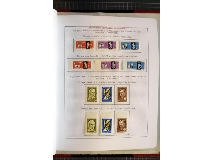 1868/1979, ungebrauchte und gestempelte Sammlung mit u.a. Mi.-Nr. 1 (3), 4 (5), 5 (4), 6(6), 430-37U, 467-70U, 1104I, Bl.18A 