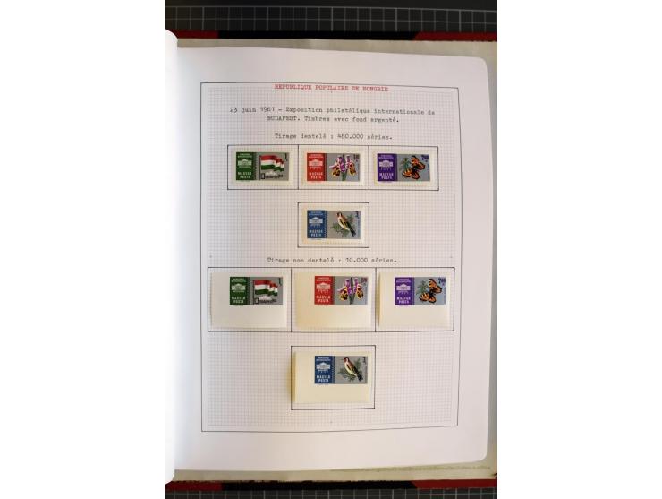 1868/1979, ungebrauchte und gestempelte Sammlung mit u.a. Mi.-Nr. 1 (3), 4 (5), 5 (4), 6(6), 430-37U, 467-70U, 1104I, Bl.18A 
