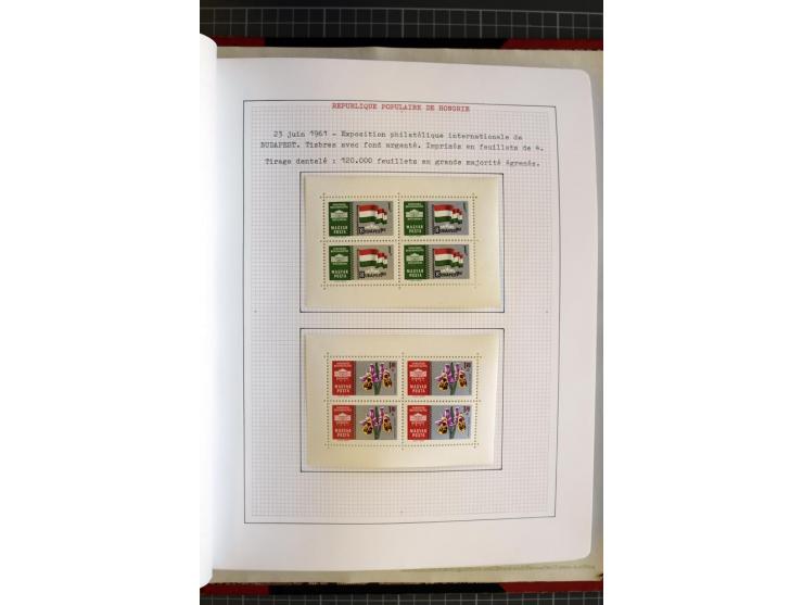 1868/1979, ungebrauchte und gestempelte Sammlung mit u.a. Mi.-Nr. 1 (3), 4 (5), 5 (4), 6(6), 430-37U, 467-70U, 1104I, Bl.18A 