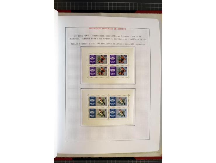 1868/1979, ungebrauchte und gestempelte Sammlung mit u.a. Mi.-Nr. 1 (3), 4 (5), 5 (4), 6(6), 430-37U, 467-70U, 1104I, Bl.18A 