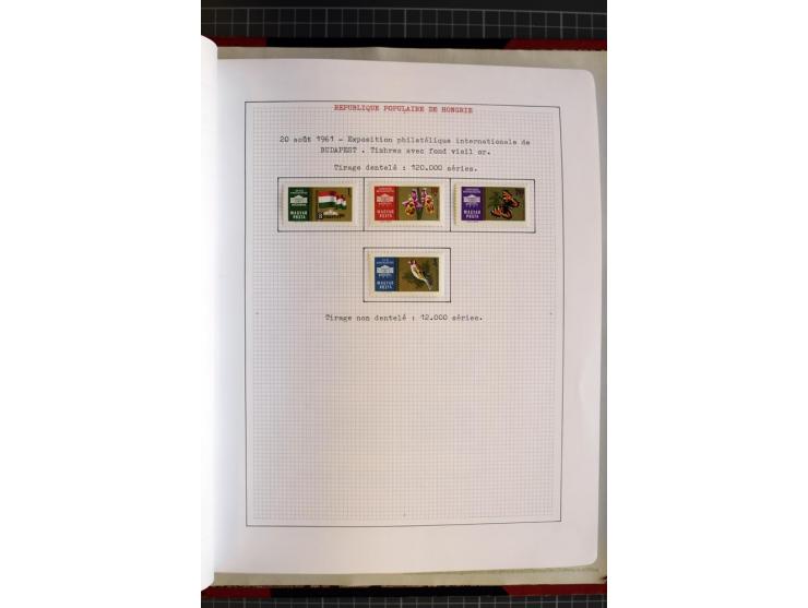 1868/1979, ungebrauchte und gestempelte Sammlung mit u.a. Mi.-Nr. 1 (3), 4 (5), 5 (4), 6(6), 430-37U, 467-70U, 1104I, Bl.18A 
