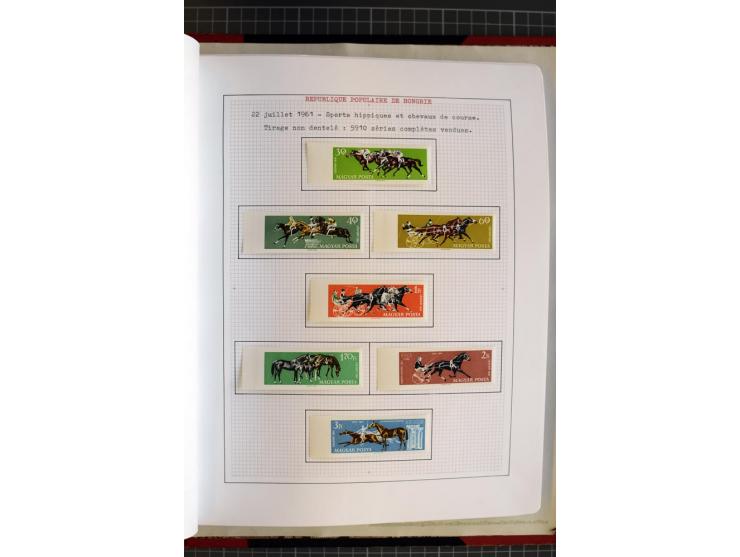 1868/1979, ungebrauchte und gestempelte Sammlung mit u.a. Mi.-Nr. 1 (3), 4 (5), 5 (4), 6(6), 430-37U, 467-70U, 1104I, Bl.18A 