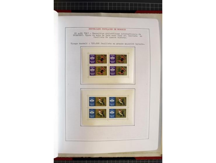 1868/1979, ungebrauchte und gestempelte Sammlung mit u.a. Mi.-Nr. 1 (3), 4 (5), 5 (4), 6(6), 430-37U, 467-70U, 1104I, Bl.18A 