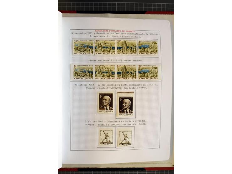 1868/1979, ungebrauchte und gestempelte Sammlung mit u.a. Mi.-Nr. 1 (3), 4 (5), 5 (4), 6(6), 430-37U, 467-70U, 1104I, Bl.18A 