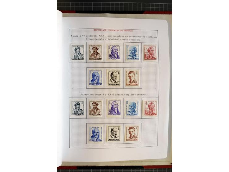 1868/1979, ungebrauchte und gestempelte Sammlung mit u.a. Mi.-Nr. 1 (3), 4 (5), 5 (4), 6(6), 430-37U, 467-70U, 1104I, Bl.18A 