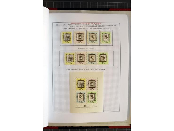 1868/1979, ungebrauchte und gestempelte Sammlung mit u.a. Mi.-Nr. 1 (3), 4 (5), 5 (4), 6(6), 430-37U, 467-70U, 1104I, Bl.18A 
