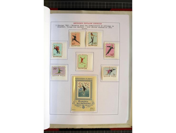 1868/1979, ungebrauchte und gestempelte Sammlung mit u.a. Mi.-Nr. 1 (3), 4 (5), 5 (4), 6(6), 430-37U, 467-70U, 1104I, Bl.18A 