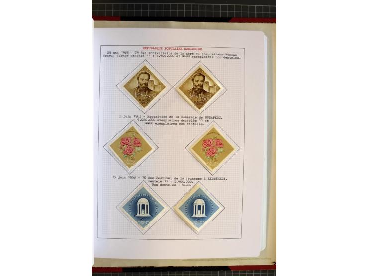 1868/1979, ungebrauchte und gestempelte Sammlung mit u.a. Mi.-Nr. 1 (3), 4 (5), 5 (4), 6(6), 430-37U, 467-70U, 1104I, Bl.18A 
