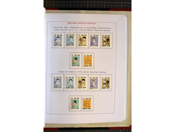 1868/1979, ungebrauchte und gestempelte Sammlung mit u.a. Mi.-Nr. 1 (3), 4 (5), 5 (4), 6(6), 430-37U, 467-70U, 1104I, Bl.18A 