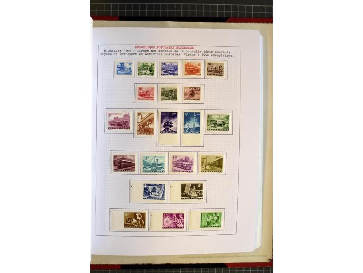 1868/1979, ungebrauchte und gestempelte Sammlung mit u.a. Mi.-Nr. 1 (3), 4 (5), 5 (4), 6(6), 430-37U, 467-70U, 1104I, Bl.18A 