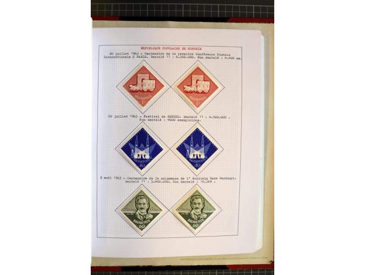 1868/1979, ungebrauchte und gestempelte Sammlung mit u.a. Mi.-Nr. 1 (3), 4 (5), 5 (4), 6(6), 430-37U, 467-70U, 1104I, Bl.18A 