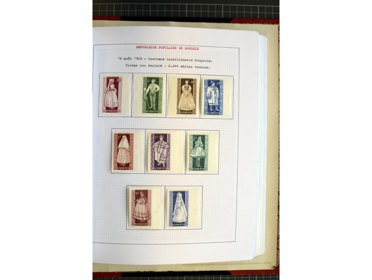 1868/1979, ungebrauchte und gestempelte Sammlung mit u.a. Mi.-Nr. 1 (3), 4 (5), 5 (4), 6(6), 430-37U, 467-70U, 1104I, Bl.18A 
