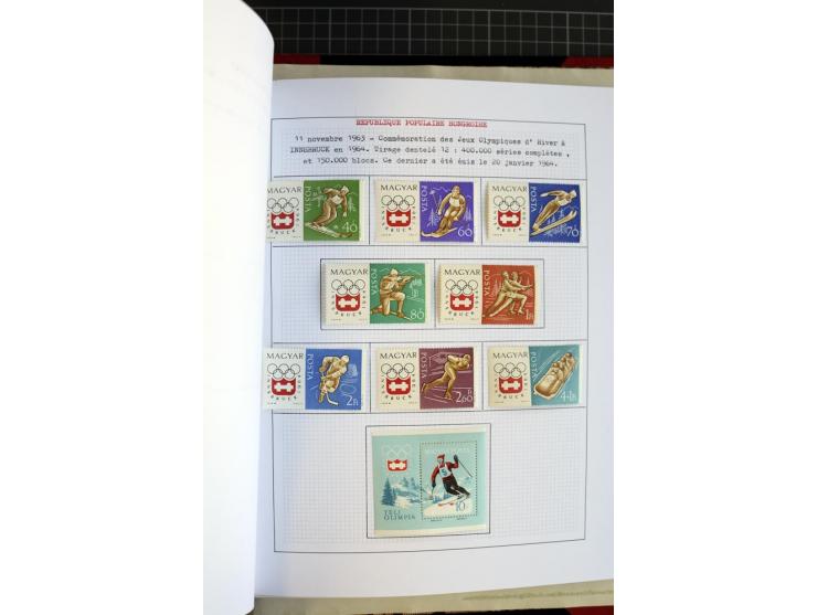 1868/1979, ungebrauchte und gestempelte Sammlung mit u.a. Mi.-Nr. 1 (3), 4 (5), 5 (4), 6(6), 430-37U, 467-70U, 1104I, Bl.18A 