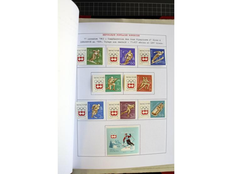 1868/1979, ungebrauchte und gestempelte Sammlung mit u.a. Mi.-Nr. 1 (3), 4 (5), 5 (4), 6(6), 430-37U, 467-70U, 1104I, Bl.18A 