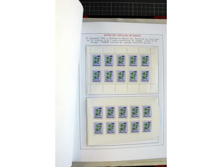 1868/1979, ungebrauchte und gestempelte Sammlung mit u.a. Mi.-Nr. 1 (3), 4 (5), 5 (4), 6(6), 430-37U, 467-70U, 1104I, Bl.18A 