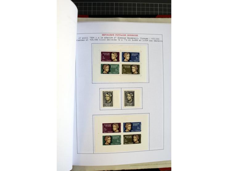 1868/1979, ungebrauchte und gestempelte Sammlung mit u.a. Mi.-Nr. 1 (3), 4 (5), 5 (4), 6(6), 430-37U, 467-70U, 1104I, Bl.18A 