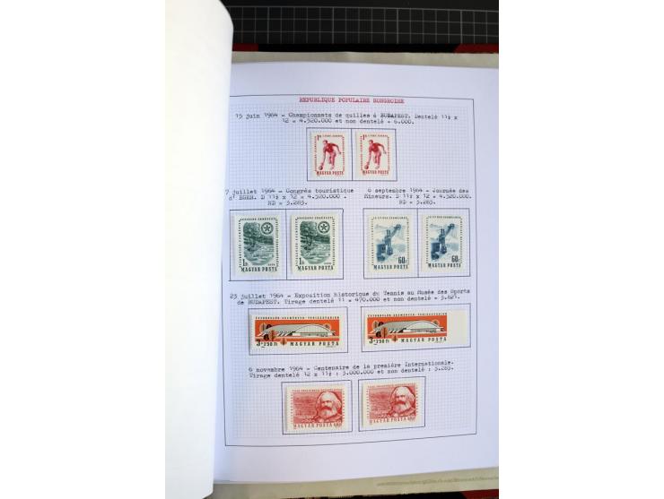 1868/1979, ungebrauchte und gestempelte Sammlung mit u.a. Mi.-Nr. 1 (3), 4 (5), 5 (4), 6(6), 430-37U, 467-70U, 1104I, Bl.18A 