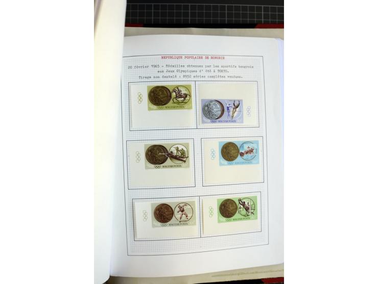 1868/1979, ungebrauchte und gestempelte Sammlung mit u.a. Mi.-Nr. 1 (3), 4 (5), 5 (4), 6(6), 430-37U, 467-70U, 1104I, Bl.18A 
