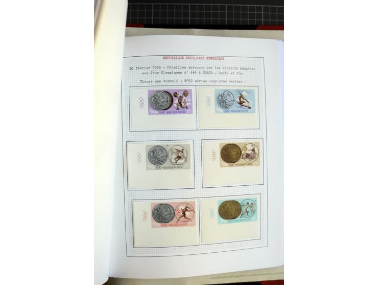 1868/1979, ungebrauchte und gestempelte Sammlung mit u.a. Mi.-Nr. 1 (3), 4 (5), 5 (4), 6(6), 430-37U, 467-70U, 1104I, Bl.18A 