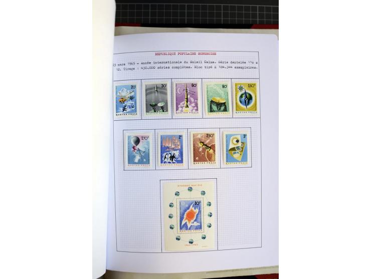 1868/1979, ungebrauchte und gestempelte Sammlung mit u.a. Mi.-Nr. 1 (3), 4 (5), 5 (4), 6(6), 430-37U, 467-70U, 1104I, Bl.18A 