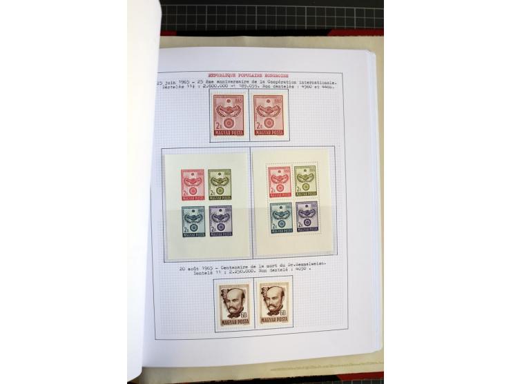 1868/1979, ungebrauchte und gestempelte Sammlung mit u.a. Mi.-Nr. 1 (3), 4 (5), 5 (4), 6(6), 430-37U, 467-70U, 1104I, Bl.18A 