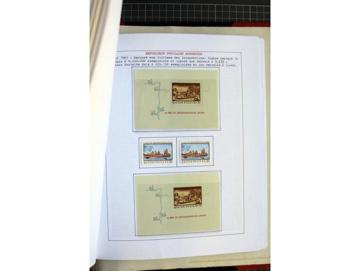 1868/1979, ungebrauchte und gestempelte Sammlung mit u.a. Mi.-Nr. 1 (3), 4 (5), 5 (4), 6(6), 430-37U, 467-70U, 1104I, Bl.18A 