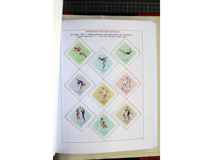 1868/1979, ungebrauchte und gestempelte Sammlung mit u.a. Mi.-Nr. 1 (3), 4 (5), 5 (4), 6(6), 430-37U, 467-70U, 1104I, Bl.18A 