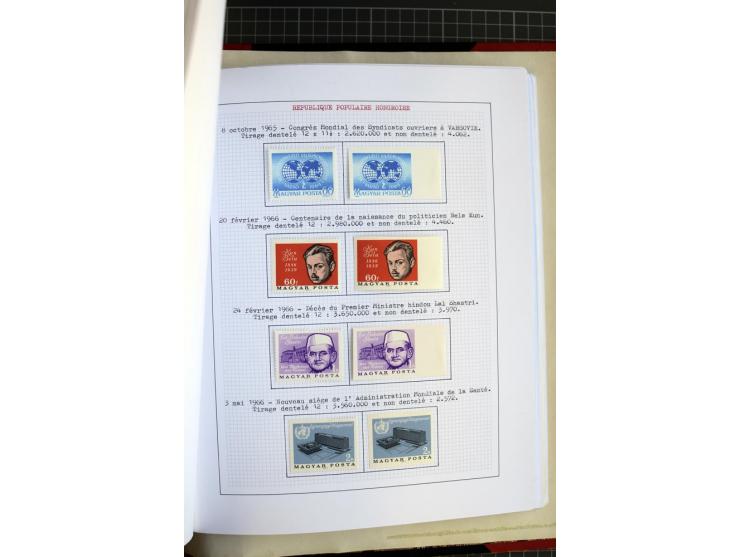 1868/1979, ungebrauchte und gestempelte Sammlung mit u.a. Mi.-Nr. 1 (3), 4 (5), 5 (4), 6(6), 430-37U, 467-70U, 1104I, Bl.18A 