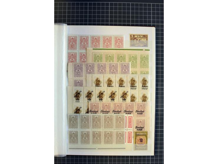 1868/1979, ungebrauchte und gestempelte Sammlung mit u.a. Mi.-Nr. 1 (3), 4 (5), 5 (4), 6(6), 430-37U, 467-70U, 1104I, Bl.18A 