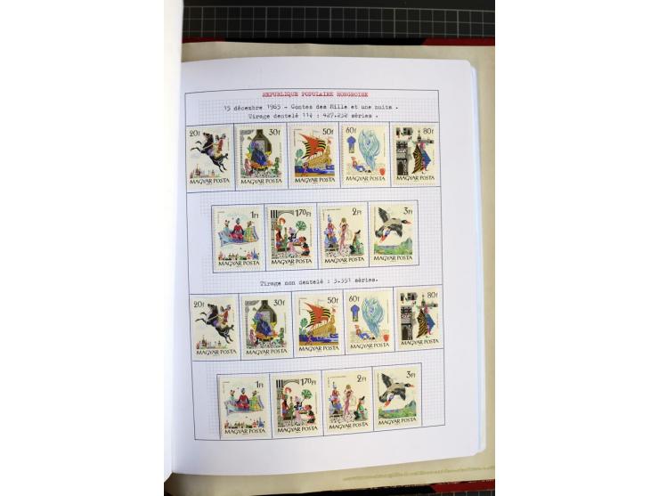 1868/1979, ungebrauchte und gestempelte Sammlung mit u.a. Mi.-Nr. 1 (3), 4 (5), 5 (4), 6(6), 430-37U, 467-70U, 1104I, Bl.18A 