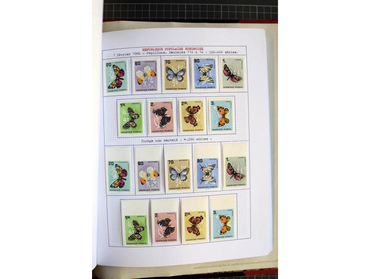 1868/1979, ungebrauchte und gestempelte Sammlung mit u.a. Mi.-Nr. 1 (3), 4 (5), 5 (4), 6(6), 430-37U, 467-70U, 1104I, Bl.18A 