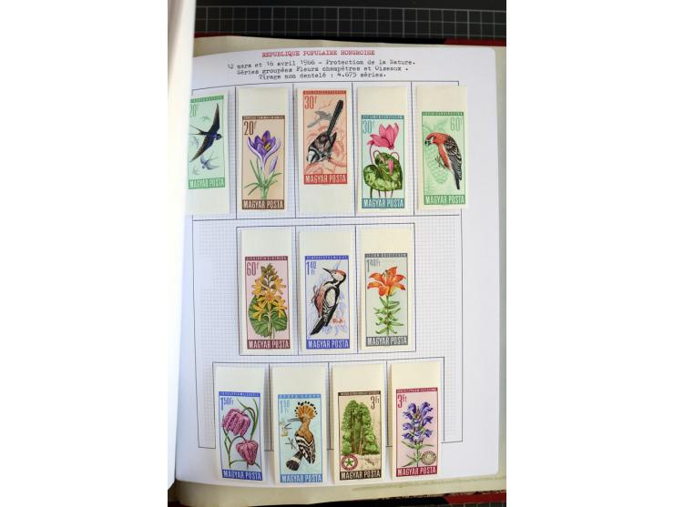 1868/1979, ungebrauchte und gestempelte Sammlung mit u.a. Mi.-Nr. 1 (3), 4 (5), 5 (4), 6(6), 430-37U, 467-70U, 1104I, Bl.18A 