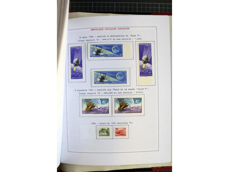 1868/1979, ungebrauchte und gestempelte Sammlung mit u.a. Mi.-Nr. 1 (3), 4 (5), 5 (4), 6(6), 430-37U, 467-70U, 1104I, Bl.18A 