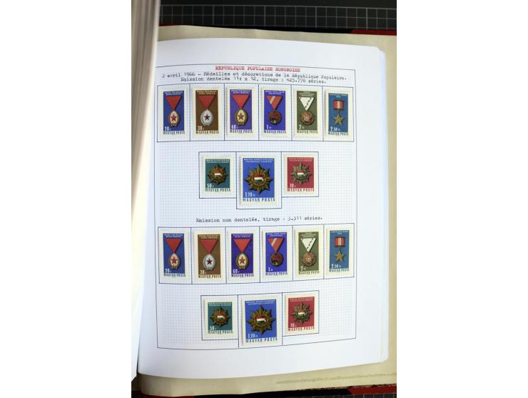 1868/1979, ungebrauchte und gestempelte Sammlung mit u.a. Mi.-Nr. 1 (3), 4 (5), 5 (4), 6(6), 430-37U, 467-70U, 1104I, Bl.18A 
