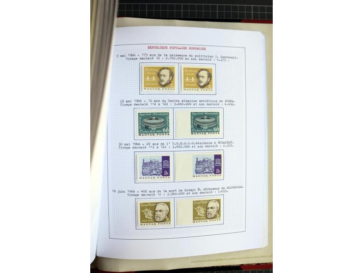 1868/1979, ungebrauchte und gestempelte Sammlung mit u.a. Mi.-Nr. 1 (3), 4 (5), 5 (4), 6(6), 430-37U, 467-70U, 1104I, Bl.18A 