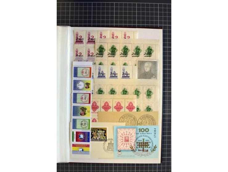 1868/1979, ungebrauchte und gestempelte Sammlung mit u.a. Mi.-Nr. 1 (3), 4 (5), 5 (4), 6(6), 430-37U, 467-70U, 1104I, Bl.18A 