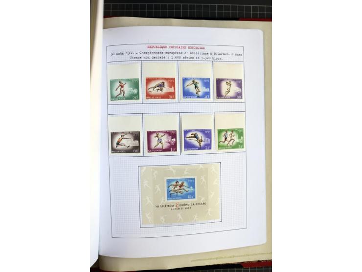 1868/1979, ungebrauchte und gestempelte Sammlung mit u.a. Mi.-Nr. 1 (3), 4 (5), 5 (4), 6(6), 430-37U, 467-70U, 1104I, Bl.18A 
