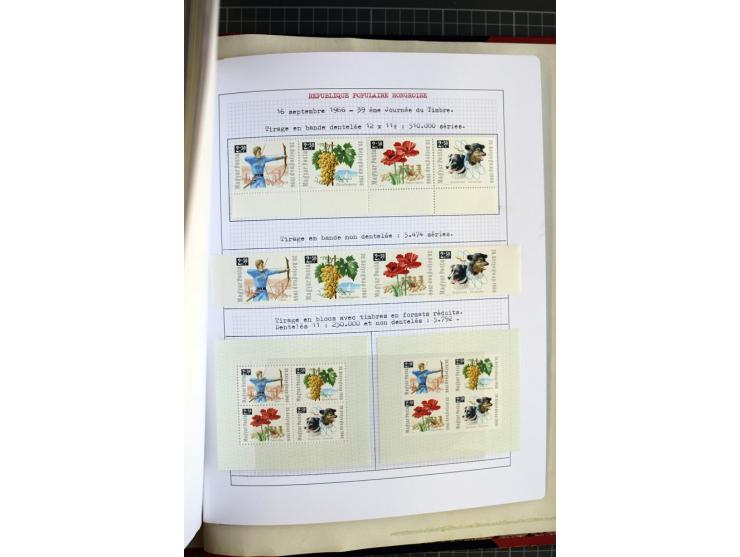 1868/1979, ungebrauchte und gestempelte Sammlung mit u.a. Mi.-Nr. 1 (3), 4 (5), 5 (4), 6(6), 430-37U, 467-70U, 1104I, Bl.18A 
