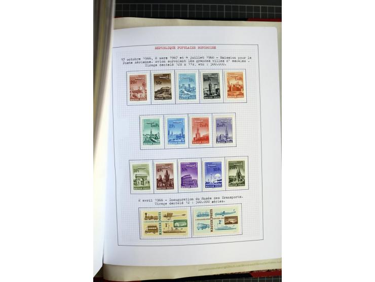 1868/1979, ungebrauchte und gestempelte Sammlung mit u.a. Mi.-Nr. 1 (3), 4 (5), 5 (4), 6(6), 430-37U, 467-70U, 1104I, Bl.18A 