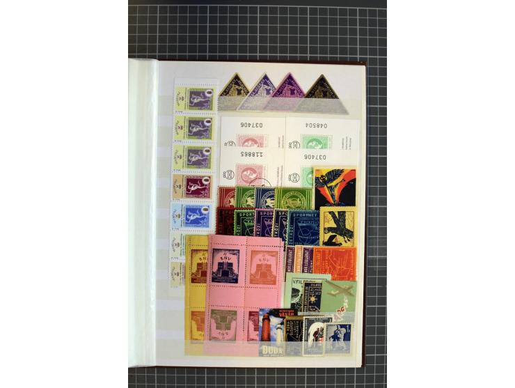1868/1979, ungebrauchte und gestempelte Sammlung mit u.a. Mi.-Nr. 1 (3), 4 (5), 5 (4), 6(6), 430-37U, 467-70U, 1104I, Bl.18A 