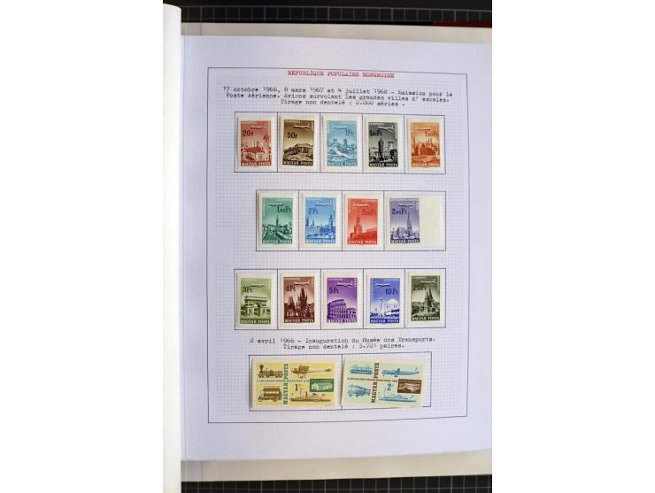 1868/1979, ungebrauchte und gestempelte Sammlung mit u.a. Mi.-Nr. 1 (3), 4 (5), 5 (4), 6(6), 430-37U, 467-70U, 1104I, Bl.18A 