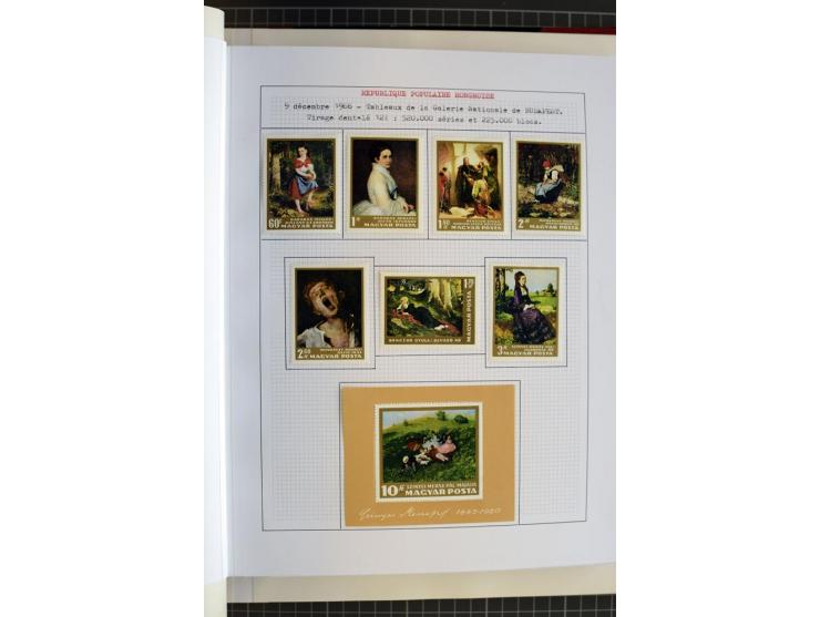 1868/1979, ungebrauchte und gestempelte Sammlung mit u.a. Mi.-Nr. 1 (3), 4 (5), 5 (4), 6(6), 430-37U, 467-70U, 1104I, Bl.18A 