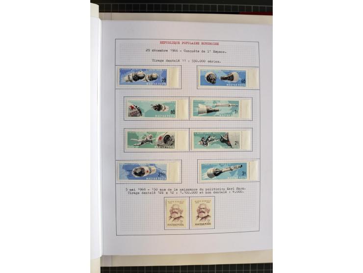 1868/1979, ungebrauchte und gestempelte Sammlung mit u.a. Mi.-Nr. 1 (3), 4 (5), 5 (4), 6(6), 430-37U, 467-70U, 1104I, Bl.18A 