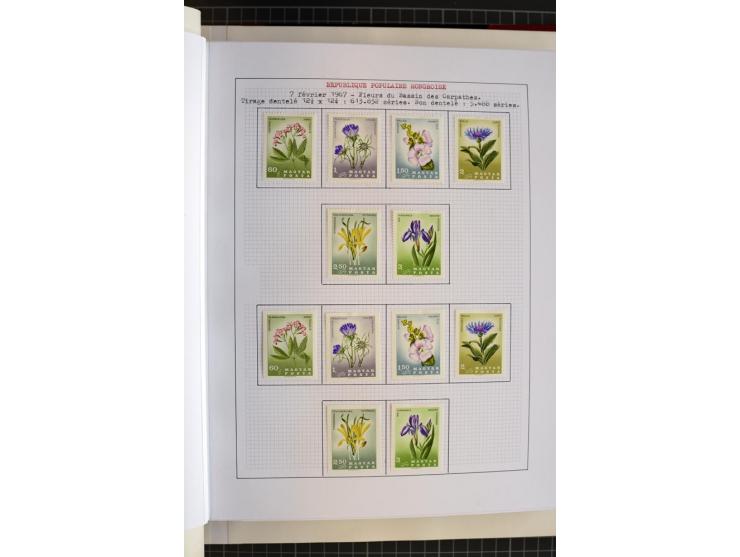 1868/1979, ungebrauchte und gestempelte Sammlung mit u.a. Mi.-Nr. 1 (3), 4 (5), 5 (4), 6(6), 430-37U, 467-70U, 1104I, Bl.18A 
