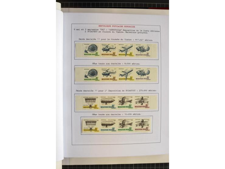 1868/1979, ungebrauchte und gestempelte Sammlung mit u.a. Mi.-Nr. 1 (3), 4 (5), 5 (4), 6(6), 430-37U, 467-70U, 1104I, Bl.18A 