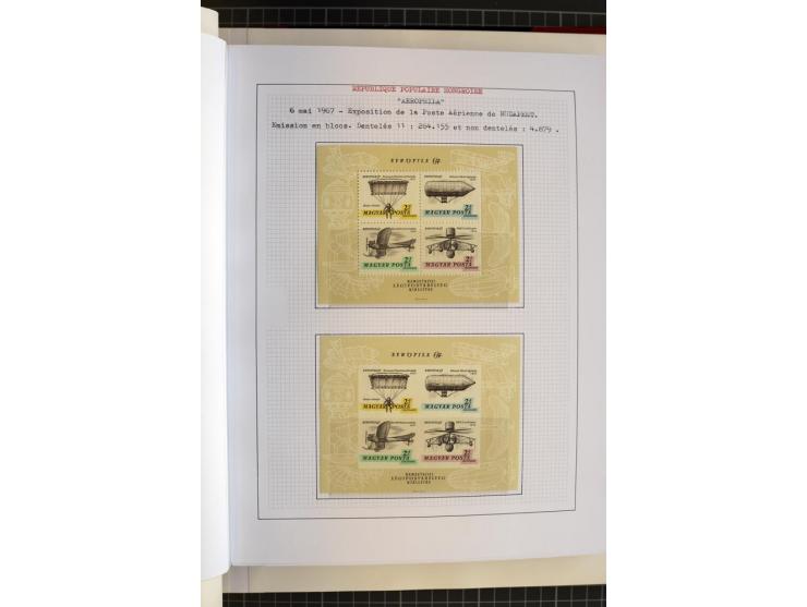 1868/1979, ungebrauchte und gestempelte Sammlung mit u.a. Mi.-Nr. 1 (3), 4 (5), 5 (4), 6(6), 430-37U, 467-70U, 1104I, Bl.18A 