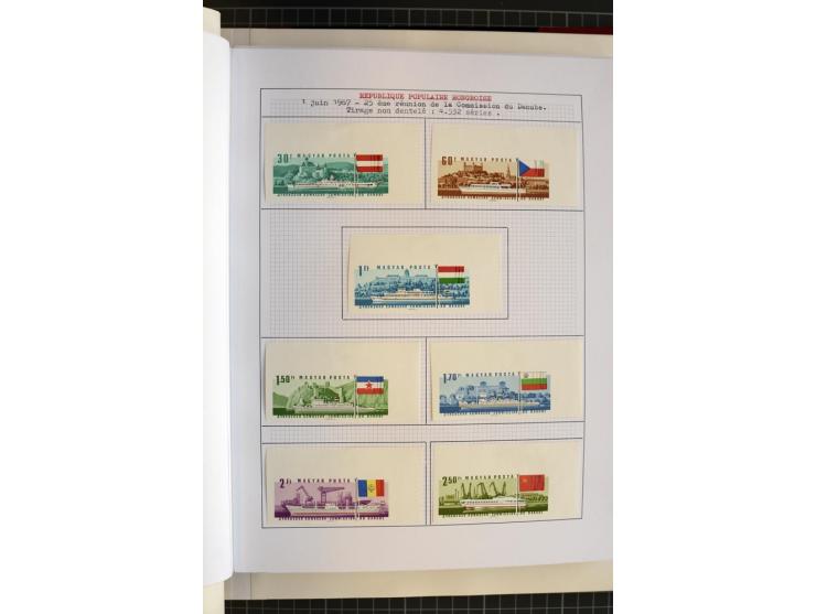 1868/1979, ungebrauchte und gestempelte Sammlung mit u.a. Mi.-Nr. 1 (3), 4 (5), 5 (4), 6(6), 430-37U, 467-70U, 1104I, Bl.18A 